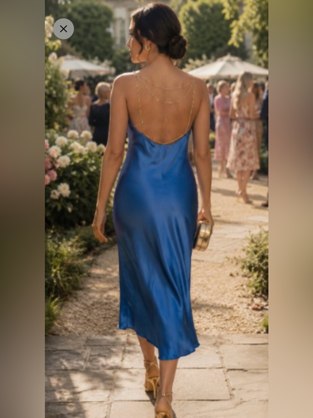 Stunning House of Harlow 1960 Rita Beaded Strap Satin Slip Dress - NWT